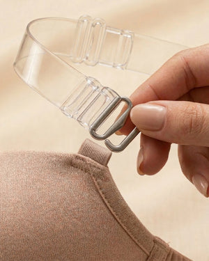 Transparent Bra Strap - Discreet Clear Straps Pack of 3