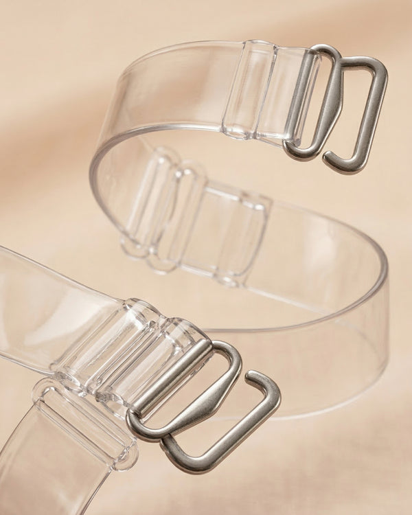 Transparent Bra Strap - Discreet Clear Straps Pack of 3