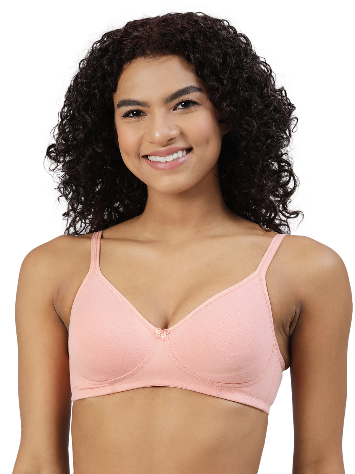 blossom-ultimate bra-coral pink1-Knitted-everyday bra