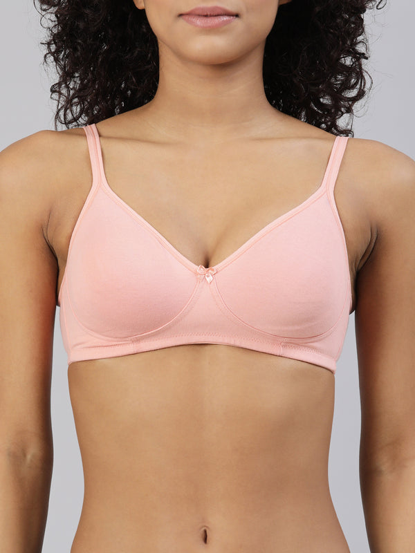 blossom-ultimate bra-coral pink2-Knitted-everyday bra