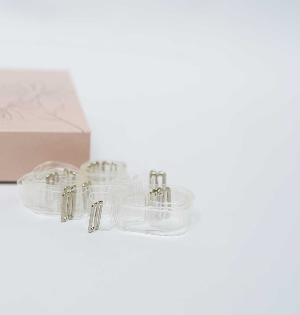 Transparent Bra Strap - Discreet Clear Straps Pack of 3