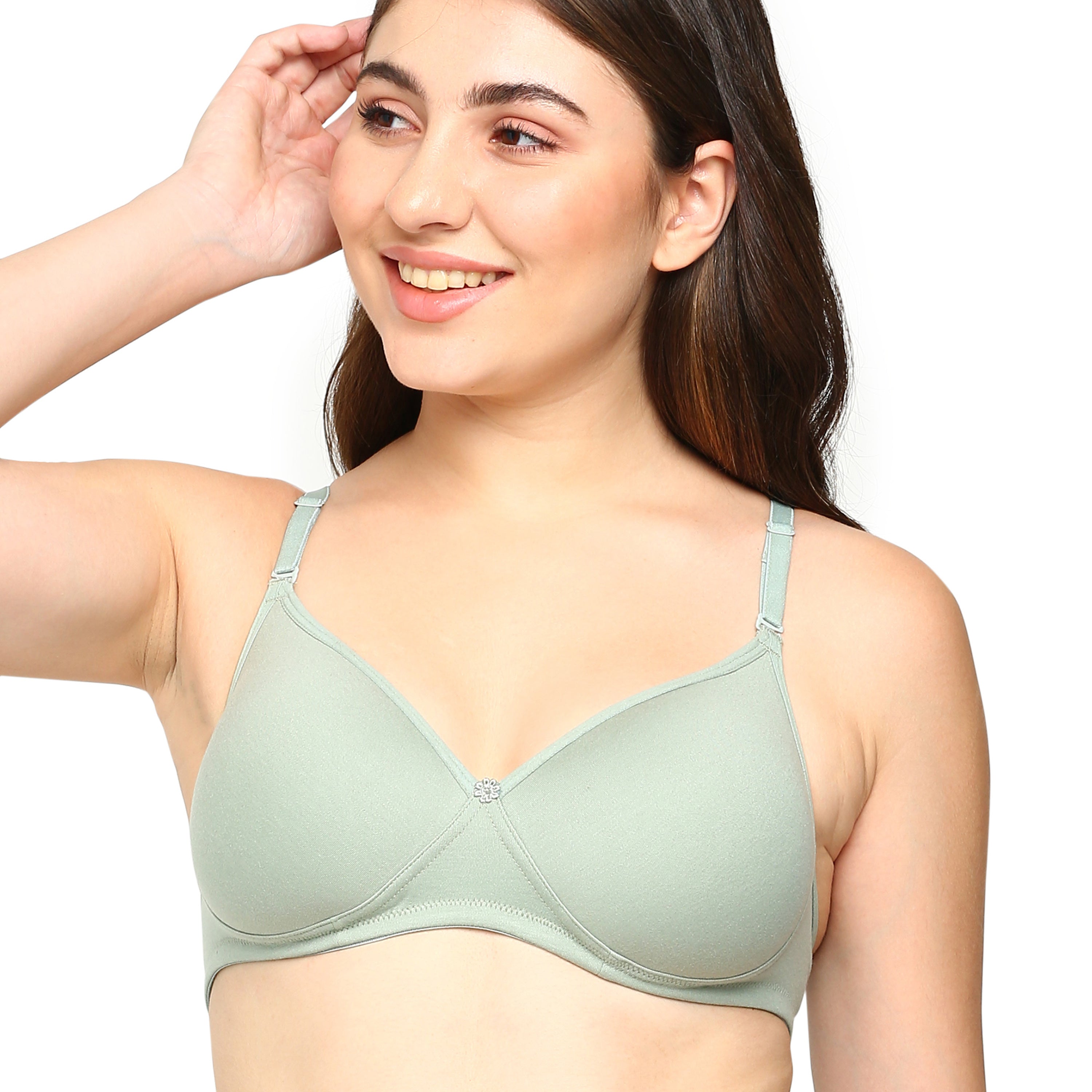 blossom-well mould-iceberg green1-thick padded-padded bra