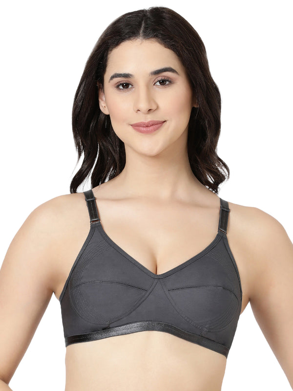 Well Support Bra - Double-Layered Cotton Full Coverage Fit