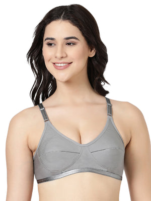 Well Support Bra - Double-Layered Cotton Full Coverage Fit