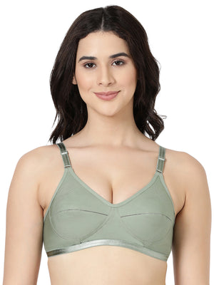 Well Support Bra - Double-Layered Cotton Full Coverage Fit