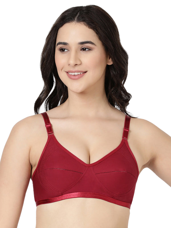 Well Support Bra - Double-Layered Cotton Full Coverage Fit