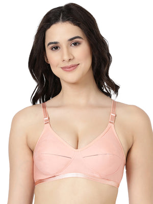 Well Support Bra - Double-Layered Cotton Full Coverage Fit