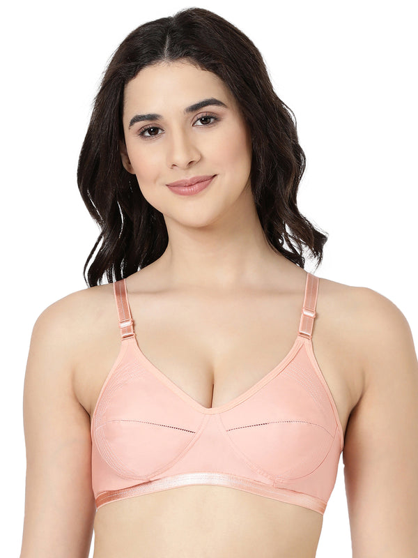 Well Support Bra - Double-Layered Cotton Full Coverage Fit
