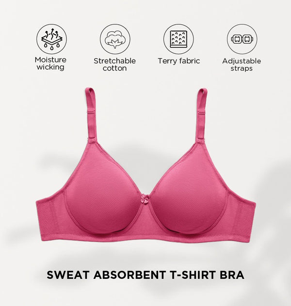 Elegant Bra - Cotton Stretch Moisture T-Shirt Bra