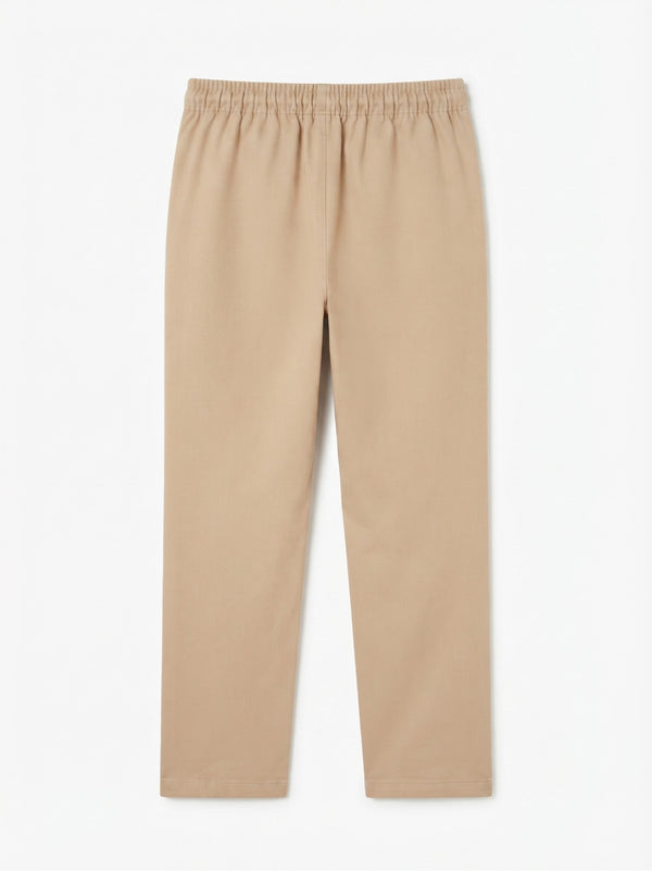 BL LW B 35 - Soft Cotton Relaxed Straight-Leg Fit Lounge Pants with Drawstring Waist and Side Pockets