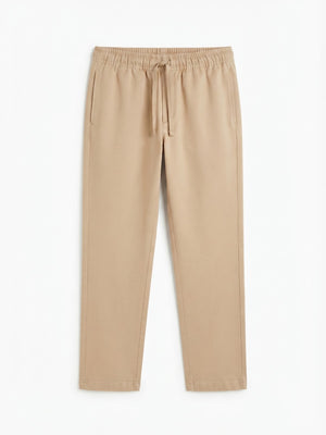 BL LW B 35 - Soft Cotton Relaxed Straight-Leg Fit Lounge Pants with Drawstring Waist and Side Pockets