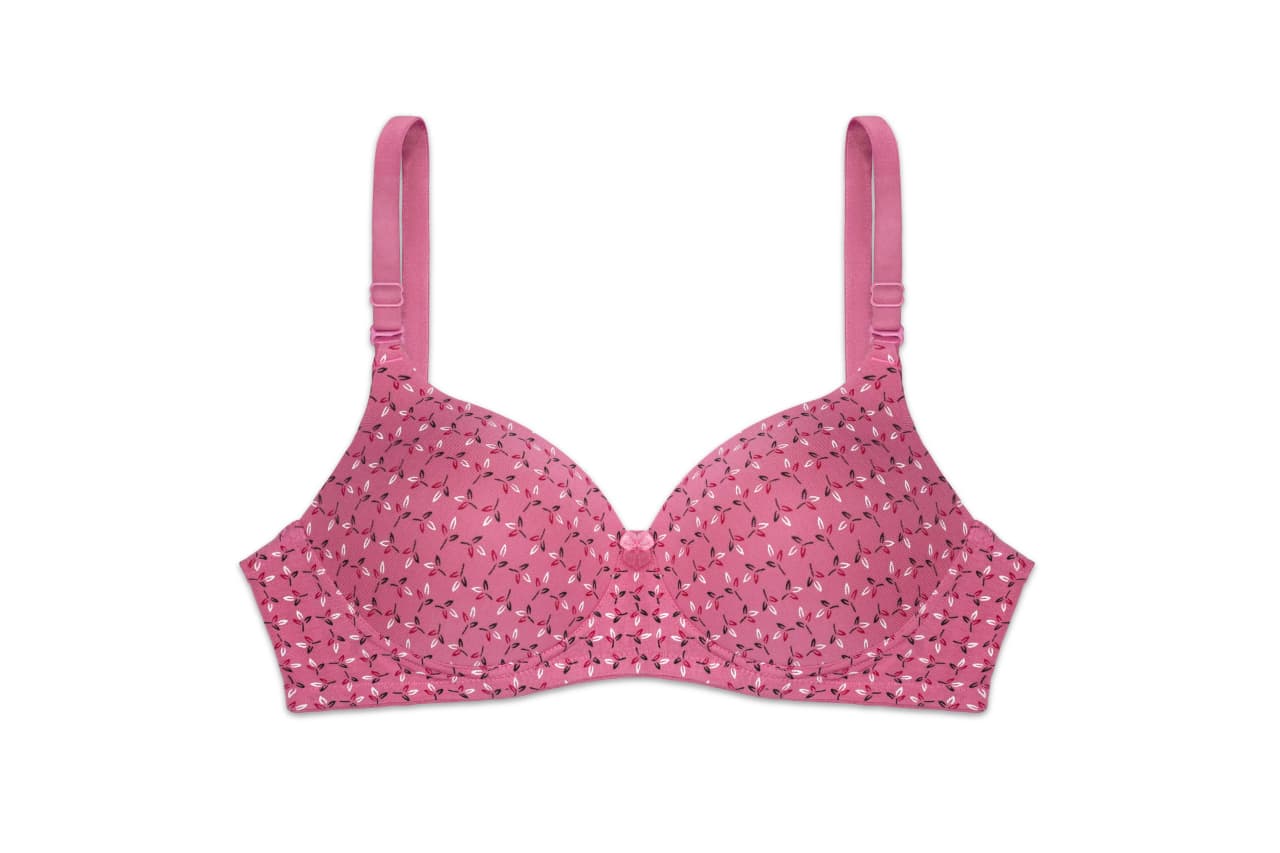 Lush Print Pad - Medium padded printed Modal bra