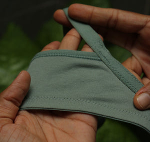 Encircle Bra - Full-coverage cotton bra with moulded cups and enhanced side support