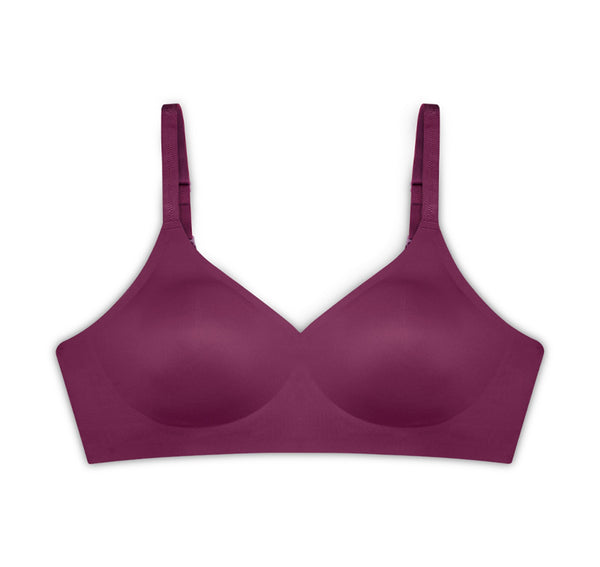 Glossy Pad - Seamless Bonded Full Coverage Bra With Removable Pads For Support And Invisible Look