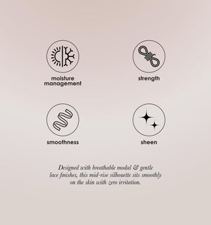 Serene Panty - Soft, Seamless, Stretchable Modal Lace Panty For Seamless Fit Pack Of 2