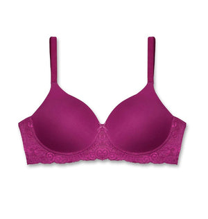 Lacey Bra - Soft Stretchable Poly Cotton Lycra Lace Bra With Seamless Support