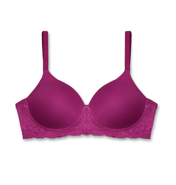 Lacey Bra - Soft Stretchable Poly Cotton Lycra Lace Bra With Seamless Support
