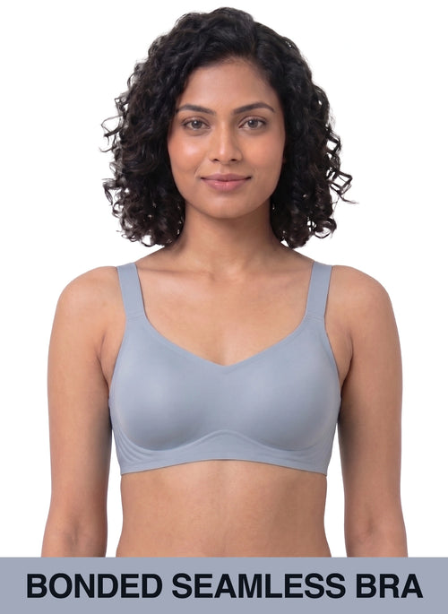 BL BN B 62 - Full Coverage Seamless Removable Medium Padded Cups, Non-Wired Bonded Bra
