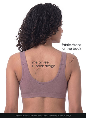 Ease Open Bra - Full Coverage Seamless Non-Padded with Nipple Concealer & Front Open Bra
