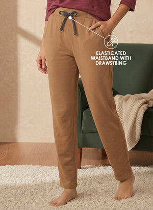 BL LW B 15 - Lightweight Straight Fit Lounge Pants with Drawstring Waist & Side Pockets