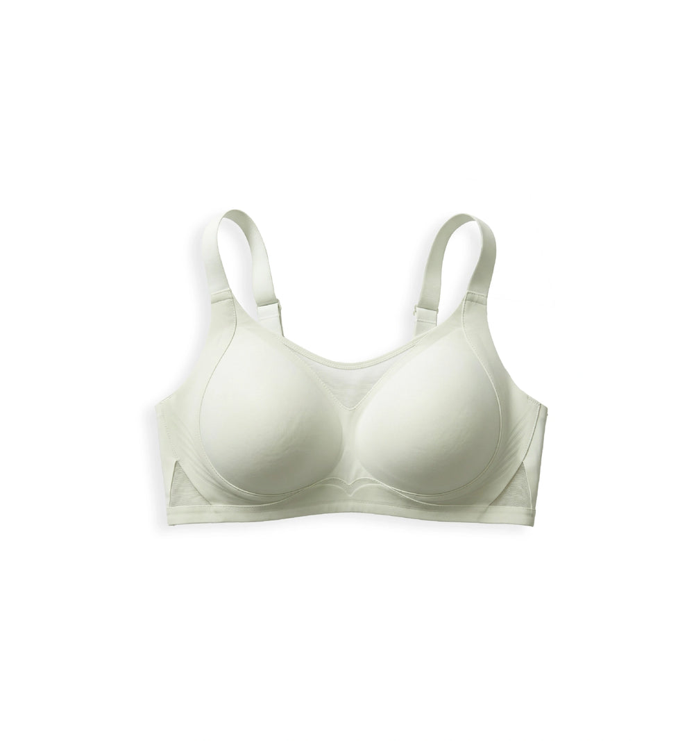 BL BN B 66 - Seamless Bonded Wire-Free Medium Coverage Bra with Breathable Mesh & No Visible Lines