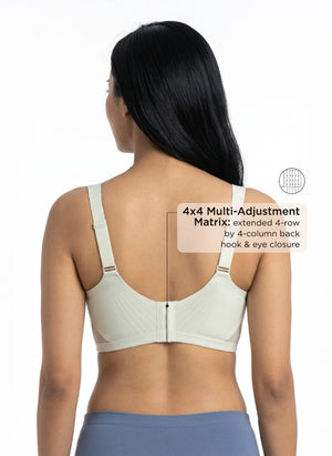 BL BN B 66 - Seamless Bonded Wire-Free Medium Coverage Bra with Breathable Mesh & No Visible Lines