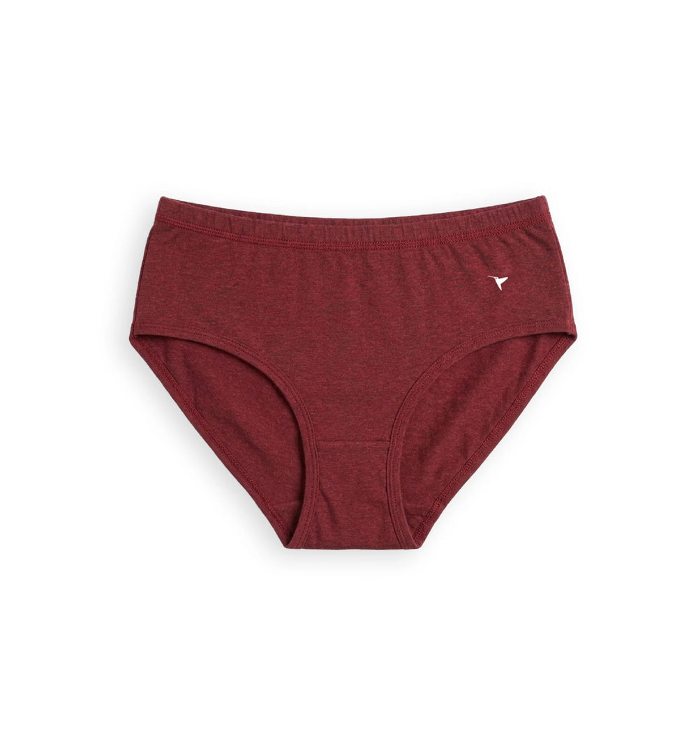 Melange Panty - Full-coverage mid-rise hipsters with soft waistband & elastic-free legs _Pack of 3