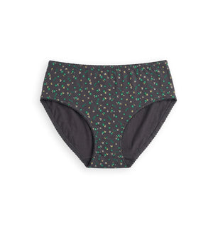 Zig Zag - Full Coverage  Mid-rise Hipster Panty With Scalloped Elastic, Playful Print _pack Of 3