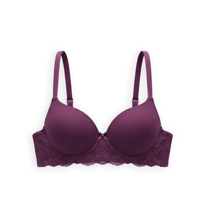 BL PC 06 - Non-Wired Padded Seamless Polyamide Lace Bra