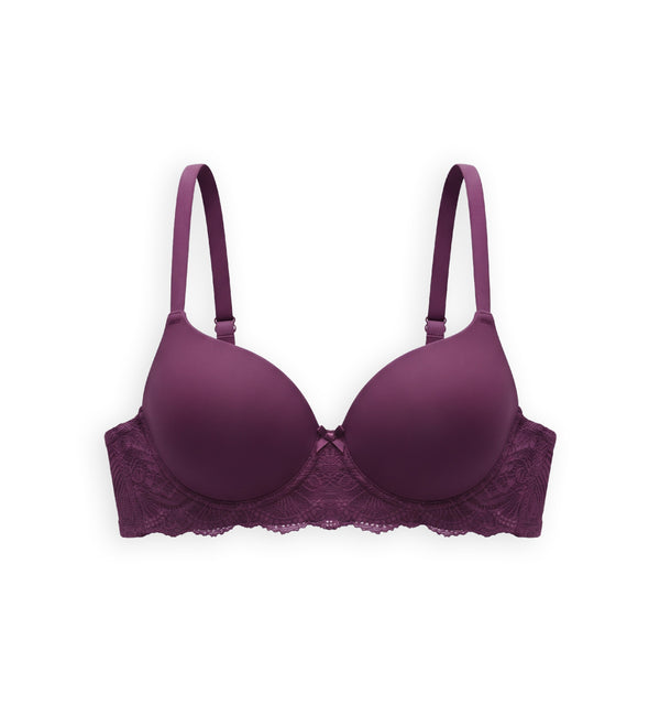 BL PC 06 - Non-Wired Padded Seamless Polyamide Lace Bra