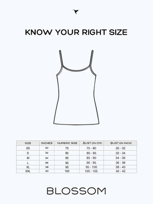 Active Slip for Women - Cotton Board Shoulder Camisole