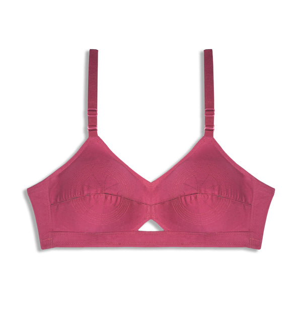 Woven Rings - Breathable Cotton Bra With Strong Support & Comfort Fit
