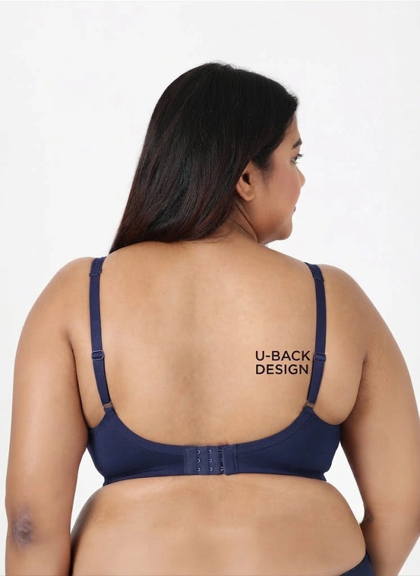 Curvy Lift - Wire-Free Support Bra with Full Coverage, Nipple Concealer, Side Support & Cushioned Straps