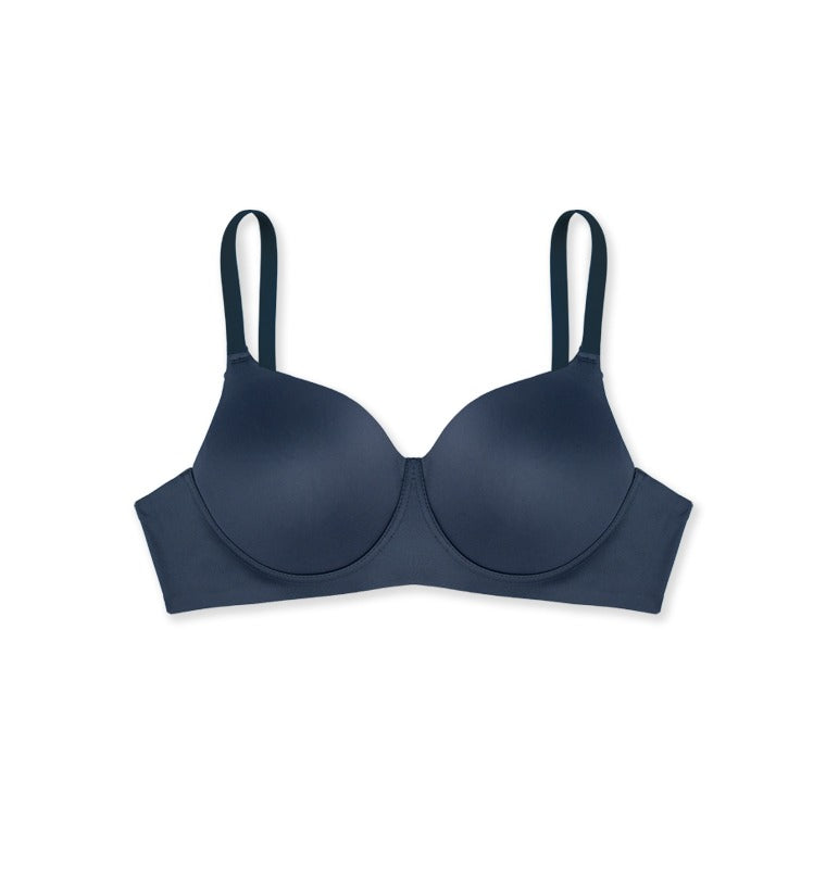 Aura Pad - Bonded, medium-padded seamless bra with gentle lift and side support
