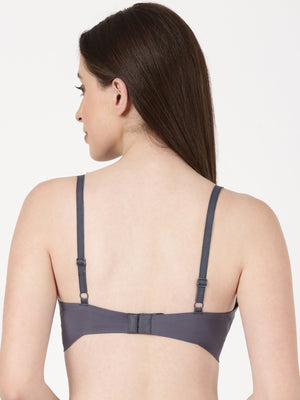 Aura Pad - Bonded, medium-padded seamless bra with gentle lift and side support