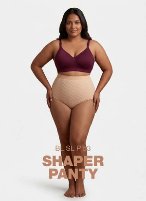 BL SL P 53 - High-rise Shapewear Brief with Seamless Waistband _ Pack of 1