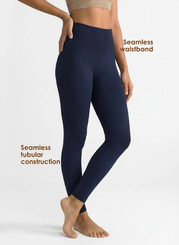 BL SL L 54 - Seamless Tubular Construction with High-Waisted Contour Shaping and Ankle-Length Fit.