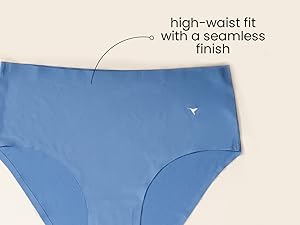 Full Bond - Bonded Seam Polyamide Panty With High-Waist And Cotton Gusset lining