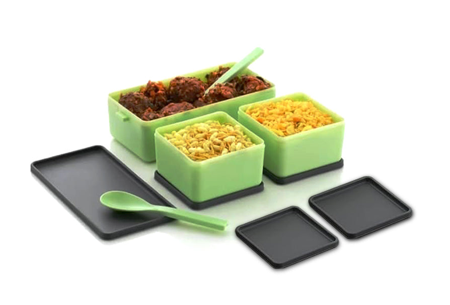 Lunch/ Snack Box, Leak Proof with Removable Compartments