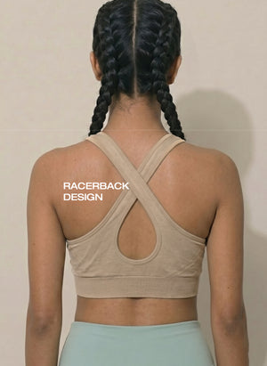 BL SL B 52 -Seamless stretchable fabric with a broad underband for support and a no-slip racerback design