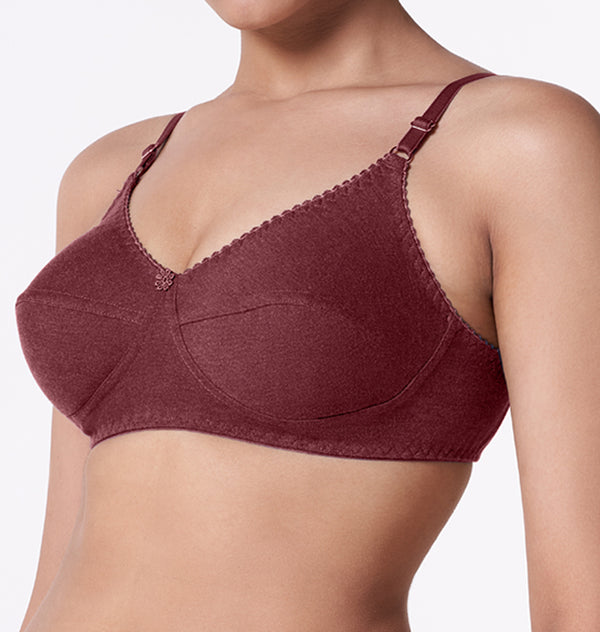 blossom-winners bra-maroon2-Knitted-everyday bra