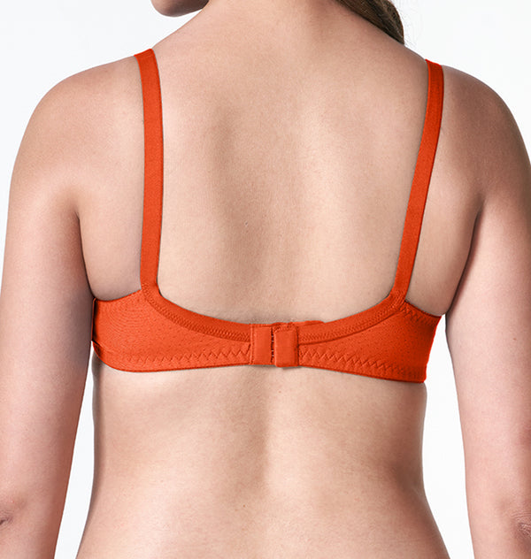 Lovely Pad - Lightly Padded Lace Trim Cotton Bra