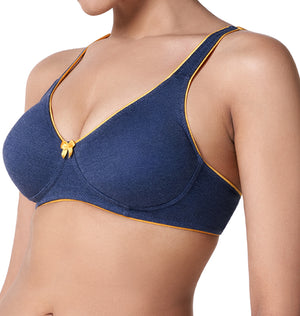 blossom-brilliant bra-navy blue2-Knitted-everyday bra