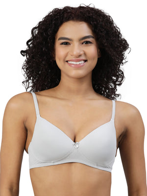blossom-featherlite bra-grey1-lightly padded-padded