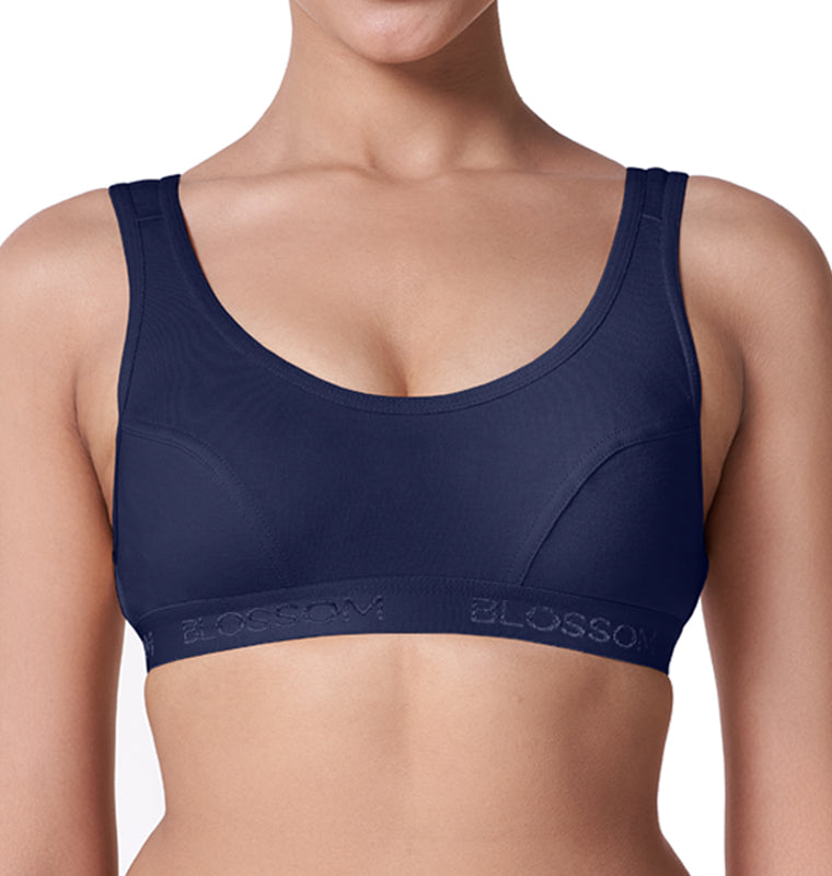 blossom-sporty bra-navy blue4-Sports collection-utility based bra