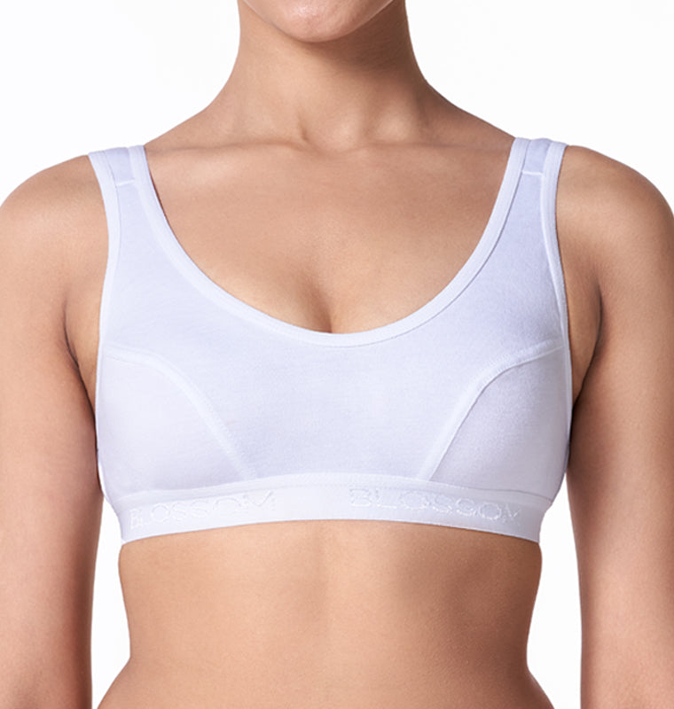blossom-sporty bra-white1-Sports collection-utility based bra