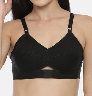 blossom-priyasajini-black1-Woven cotton-everyday bra