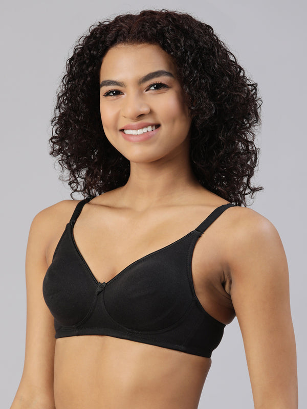 blossom-elegant bra-black3-knitted-everyday bra