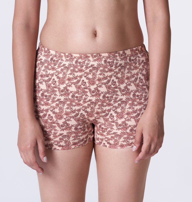 blossom-printed shortly(pack of 3)-assorted4-Shorts-panty