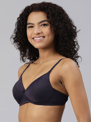 blossom-featherlite bra-navy blue3-lightly padded-padded
